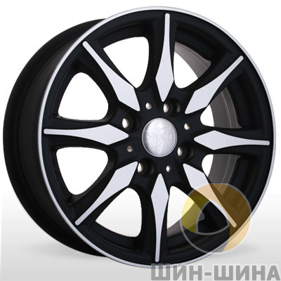 Диски SM 3127 MtBP (Matt Black Polished) Storm